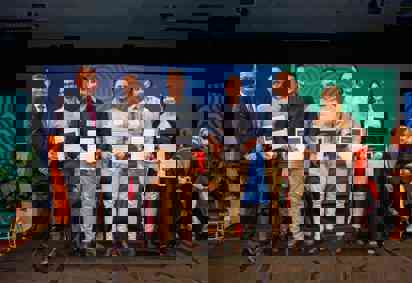 Wagga scholarship recipients at presentation