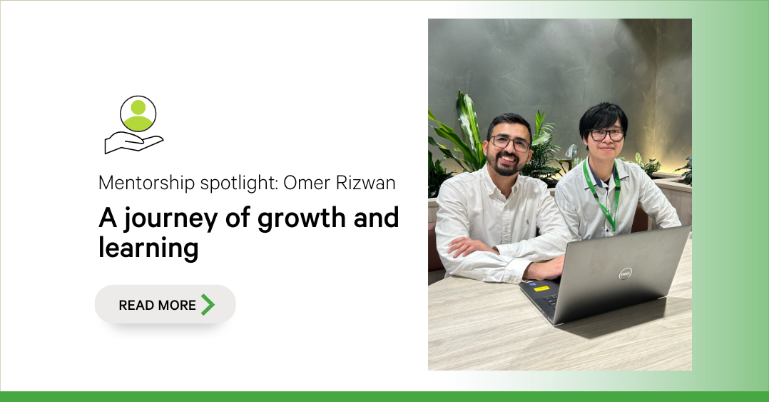 Omer Rizwan Mentorship spotlight: Omer Rizwan – a journey of growth and learning ...