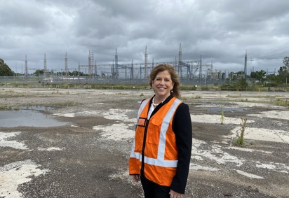 Transgrid Executive General Manager Of Network Marie Jordan At The Site Of The Former Munmorah Power Station