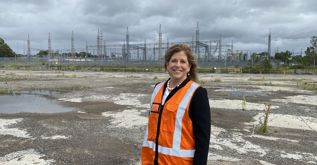 Transgrid Executive General Manager Of Network Marie Jordan At The Site Of The Former Munmorah Power Station