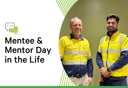 Mentee & Mentor Day in the life Max and Aqdas blog article image