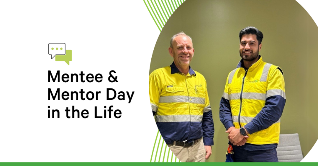 Mentee & Mentor Day in the life Max and Aqdas blog article image