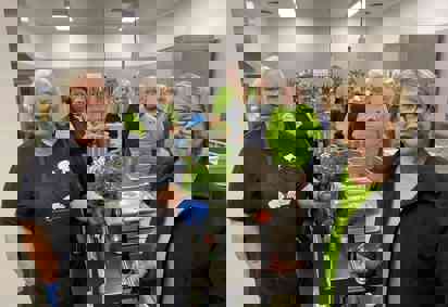 Carevan Wagga team with Lynne Graham (front left)