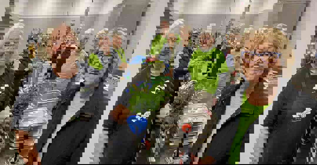 Carevan Wagga team with Lynne Graham (front left)