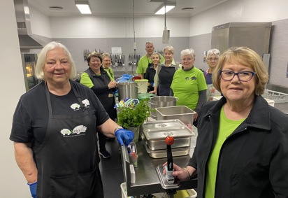 Carevan Wagga team with Lynne Graham (front left)