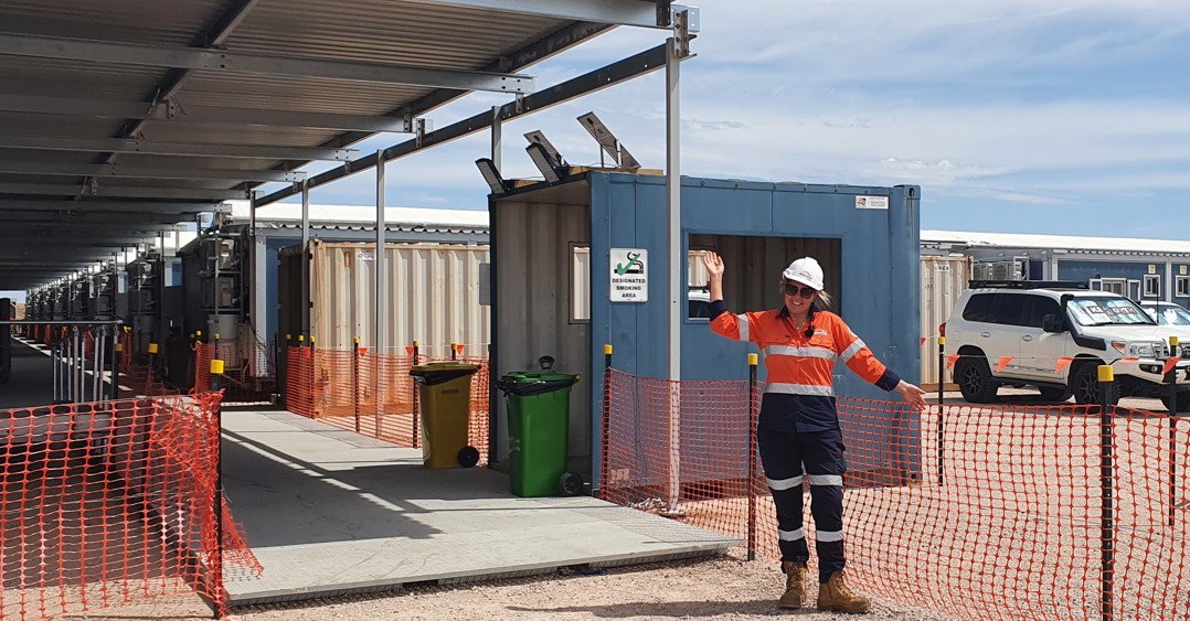 Hayley Morris at Booroorban camp