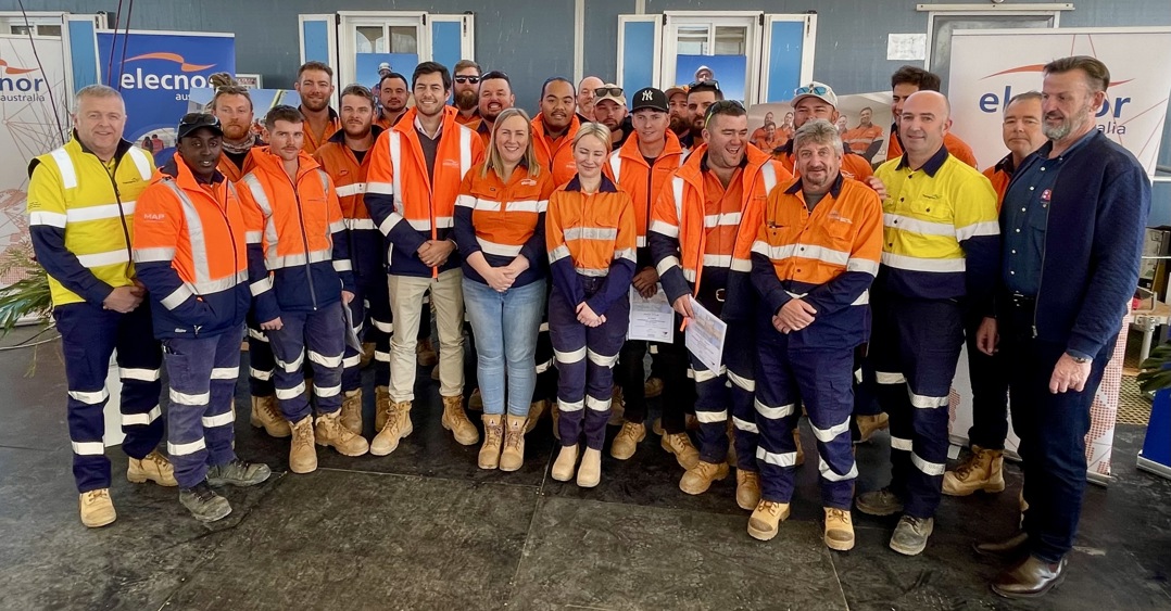 EnergyConnect's Legacy 100 program is training Australia's own transmission line construction workforce